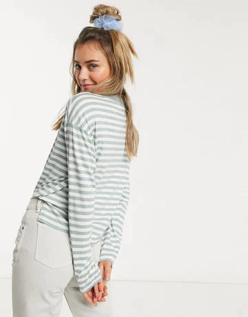 Striped Long Sleeve Top